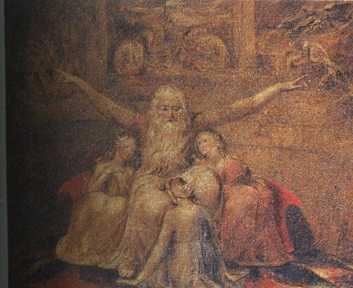 Job and his Daughters, Blake, William